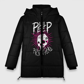 Женская зимняя куртка 3D с принтом Lil Peep Rest In Peace в Белгороде, верх — 100% полиэстер; подкладка — 100% полиэстер; утеплитель — 100% полиэстер | длина ниже бедра, силуэт Оверсайз. Есть воротник-стойка, отстегивающийся капюшон и ветрозащитная планка. 

Боковые карманы с листочкой на кнопках и внутренний карман на молнии | лил пип | рэп