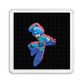 Магнит 55*55 с принтом Mega Man (pixel art) Black в Белгороде, Пластик | Размер: 65*65 мм; Размер печати: 55*55 мм | 8 bit | 8bit | art | dendy | famicom | game | games | japan | japanese | man | mega | mega man | megaman | nes | pixel | pixel art | pixelart | retro | video games | videogames