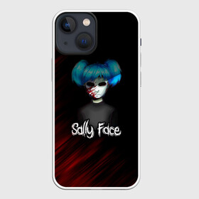 Чехол для iPhone 13 mini с принтом Sally Face окровавленное лицо в Белгороде,  |  | sally face | гизмо | девид | девочка | игра | лари | ларри | мальчик | маска | мрачная | на лице | пых | с протезом | сал | сали | салли | салли фейс | фейс | фэйс | эддисон | эшли