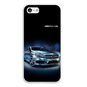 Чехол для iPhone 5/5S матовый с принтом Mercedes AMG в Белгороде, Силикон | Область печати: задняя сторона чехла, без боковых панелей | car | mercedes | mercedes   benz | motorsport | автомобиль | автоспорт | мерседес | спорткар