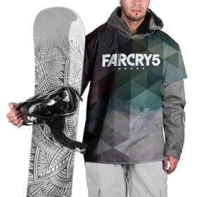 Накидка на куртку 3D с принтом FarCry polygon в Белгороде, 100% полиэстер |  | far cry | far cry 5 | far cry new dawn | far cry primal | farcry | fc 5 | fc5 | game | new dawn | primal | игры | постапокалипсис | фар край | фар край 5