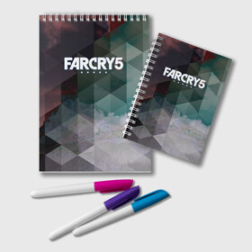 Блокнот с принтом FarCry polygon в Белгороде, 100% бумага | 48 листов, плотность листов — 60 г/м2, плотность картонной обложки — 250 г/м2. Листы скреплены удобной пружинной спиралью. Цвет линий — светло-серый
 | far cry | far cry 5 | far cry new dawn | far cry primal | farcry | fc 5 | fc5 | game | new dawn | primal | игры | постапокалипсис | фар край | фар край 5