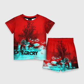 Детский костюм с шортами 3D с принтом FARCRY в Белгороде,  |  | far cry | far cry 5 | far cry new dawn | far cry primal | farcry | fc 5 | fc5 | game | new dawn | primal | игры | постапокалипсис | фар край | фар край 5