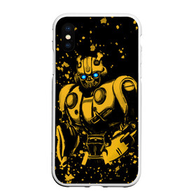 Чехол для iPhone XS Max матовый с принтом Bumblebee в Белгороде, Силикон | Область печати: задняя сторона чехла, без боковых панелей | kefer | volkswagen | автобот | бамблби | трансформатор | трансформаторы | шершень | шмель