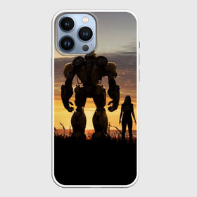 Чехол для iPhone 13 Pro Max с принтом Бамблби и Чарли на закате в Белгороде,  |  | bumblebee | kefer | volkswagen | автобот | трансформатор | трансформаторы | шершень | шмель