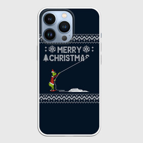 Чехол для iPhone 13 Pro с принтом Гринч Вязаный в Белгороде,  |  | вязаный свитер | вязка | новый год | рождество