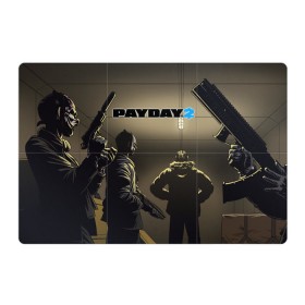 Магнитный плакат 3Х2 с принтом Payday 2 в Белгороде, Полимерный материал с магнитным слоем | 6 деталей размером 9*9 см | 2 | payday | беглец | бот | ограбления | пейдей | призрак | симулятор | техник | штурмовик | шутер