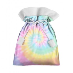 Подарочный 3D мешок с принтом Pastel Tie Dye в Белгороде, 100% полиэстер | Размер: 29*39 см | tie dye | абстракция | краска | хиппи