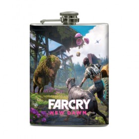 Фляга с принтом FARCRY:NEW DAWN в Белгороде, металлический корпус | емкость 0,22 л, размер 125 х 94 мм. Виниловая наклейка запечатывается полностью | Тематика изображения на принте: far cry | far cry 5 | far cry new dawn | far cry primal | farcry | fc 5 | fc5 | game | new dawn | primal | игры | постапокалипсис | фар край | фар край 5