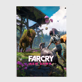 Постер с принтом FARCRY:NEW DAWN в Белгороде, 100% бумага
 | бумага, плотность 150 мг. Матовая, но за счет высокого коэффициента гладкости имеет небольшой блеск и дает на свету блики, но в отличии от глянцевой бумаги не покрыта лаком | far cry | far cry 5 | far cry new dawn | far cry primal | farcry | fc 5 | fc5 | game | new dawn | primal | игры | постапокалипсис | фар край | фар край 5