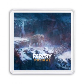 Магнит 55*55 с принтом FARCRY PRIMAL в Белгороде, Пластик | Размер: 65*65 мм; Размер печати: 55*55 мм | 