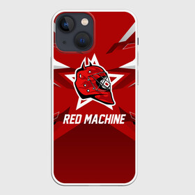 Чехол для iPhone 13 mini с принтом Red machine в Белгороде,  |  | hockey | national | red machine | russia | team | красная машина | россия | сборная | хоккей | хоккейная