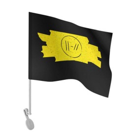 Флаг для автомобиля с принтом TWENTY ONE PILOTS - Trench в Белгороде, 100% полиэстер | Размер: 30*21 см | band | best | blurry | face | indie | logo | music | one | pilots | pop | regional | rock | symbol | top | trench | twenty | vessel | группа | инди | лого | логотип | музыка | пилоты | поп | рок | символ | топ | тренч