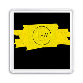 Магнит 55*55 с принтом TWENTY ONE PILOTS - Trench в Белгороде, Пластик | Размер: 65*65 мм; Размер печати: 55*55 мм | Тематика изображения на принте: band | best | blurry | face | indie | logo | music | one | pilots | pop | regional | rock | symbol | top | trench | twenty | vessel | группа | инди | лого | логотип | музыка | пилоты | поп | рок | символ | топ | тренч