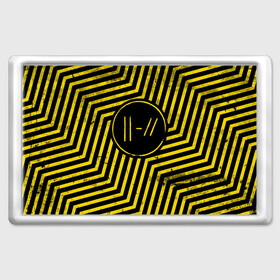 Магнит 45*70 с принтом Twenty One Pilots - Trench в Белгороде, Пластик | Размер: 78*52 мм; Размер печати: 70*45 | Тематика изображения на принте: band | best | blurry | face | indie | logo | music | one | pilots | pop | regional | rock | symbol | top | trench | twenty | vessel | группа | инди | лого | логотип | музыка | пилоты | поп | рок | символ | топ | тренч