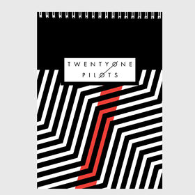 Скетчбук с принтом Twenty One Pilots - Blurryface в Белгороде, 100% бумага
 | 48 листов, плотность листов — 100 г/м2, плотность картонной обложки — 250 г/м2. Листы скреплены сверху удобной пружинной спиралью | band | best | blurry | face | indie | logo | music | one | pilots | pop | regional | rock | symbol | top | trench | twenty | vessel | группа | инди | лого | логотип | музыка | пилоты | поп | рок | символ | топ | тренч