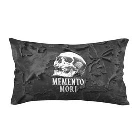 Подушка 3D антистресс с принтом Memento mori в Белгороде, наволочка — 100% полиэстер, наполнитель — вспененный полистирол | состоит из подушки и наволочки на молнии | black | death | life | memento mori | skeleton | skull | жизнь | скелет | череп | черный