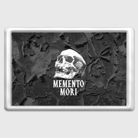 Магнит 45*70 с принтом Memento mori в Белгороде, Пластик | Размер: 78*52 мм; Размер печати: 70*45 | Тематика изображения на принте: black | death | life | memento mori | skeleton | skull | жизнь | скелет | череп | черный