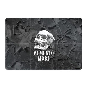 Магнитный плакат 3Х2 с принтом Memento mori в Белгороде, Полимерный материал с магнитным слоем | 6 деталей размером 9*9 см | Тематика изображения на принте: black | death | life | memento mori | skeleton | skull | жизнь | скелет | череп | черный