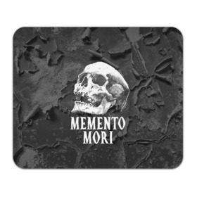 Коврик прямоугольный с принтом Memento mori в Белгороде, натуральный каучук | размер 230 х 185 мм; запечатка лицевой стороны | Тематика изображения на принте: black | death | life | memento mori | skeleton | skull | жизнь | скелет | череп | черный