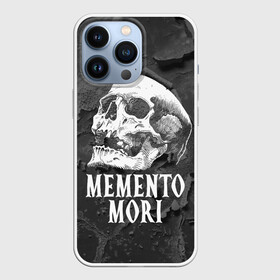 Чехол для iPhone 13 Pro с принтом Memento mori в Белгороде,  |  | Тематика изображения на принте: black | death | life | memento mori | skeleton | skull | жизнь | скелет | череп | черный