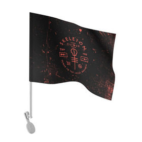 Флаг для автомобиля с принтом TOP - Skeleton Clique в Белгороде, 100% полиэстер | Размер: 30*21 см | band | best | blurry | face | indie | logo | music | one | pilots | pop | regional | rock | symbol | top | trench | twenty | vessel | группа | инди | лого | логотип | музыка | пилоты | поп | рок | символ | топ | тренч