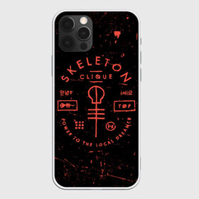 Чехол для iPhone 12 Pro Max с принтом TOP - Skeleton Clique в Белгороде, Силикон |  | Тематика изображения на принте: band | best | blurry | face | indie | logo | music | one | pilots | pop | regional | rock | symbol | top | trench | twenty | vessel | группа | инди | лого | логотип | музыка | пилоты | поп | рок | символ | топ | тренч