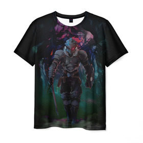 Мужская футболка 3D с принтом Убийца гоблинов - Рыцарь в Белгороде, 100% полиэфир | прямой крой, круглый вырез горловины, длина до линии бедер | goblin slayer | knight | рыцарь