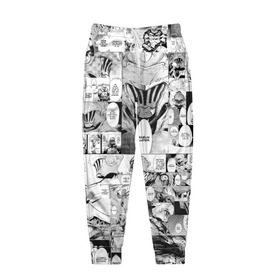 Мужские брюки 3D с принтом Goblin Slayer Manga в Белгороде, 100% полиэстер | манжеты по низу, эластичный пояс регулируется шнурком, по бокам два кармана без застежек, внутренняя часть кармана из мелкой сетки | Тематика изображения на принте: goblin slayer | knight | рыцарь