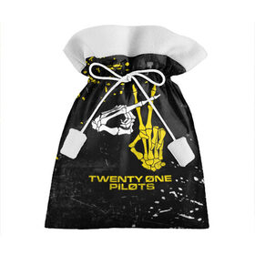 Подарочный 3D мешок с принтом TOP - Skeleton Clique в Белгороде, 100% полиэстер | Размер: 29*39 см | band | best | blurry | face | indie | logo | music | one | pilots | pop | regional | rock | symbol | top | trench | twenty | vessel | группа | инди | лого | логотип | музыка | пилоты | поп | рок | символ | топ | тренч