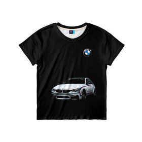 Детская футболка 3D с принтом M3 GTS в Белгороде, 100% гипоаллергенный полиэфир | прямой крой, круглый вырез горловины, длина до линии бедер, чуть спущенное плечо, ткань немного тянется | bmw | car | germany | gts | motorsport | sports car | автомобиль | автоспорт | бмв | германия | спорткар