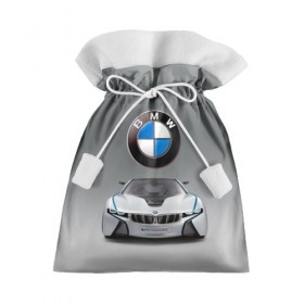 Подарочный 3D мешок с принтом BMW Vision в Белгороде, 100% полиэстер | Размер: 29*39 см | Тематика изображения на принте: bmw | car | germany | motorsport | sports car | автомобиль | автоспорт | бмв | германия | спорткар
