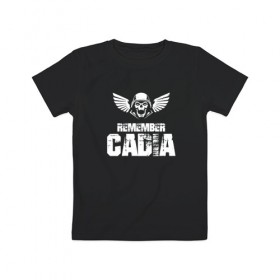 Детская футболка хлопок с принтом Remember Cadia в Белгороде, 100% хлопок | круглый вырез горловины, полуприлегающий силуэт, длина до линии бедер | warhammer