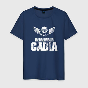 Мужская футболка хлопок с принтом Remember Cadia в Белгороде, 100% хлопок | прямой крой, круглый вырез горловины, длина до линии бедер, слегка спущенное плечо. | warhammer