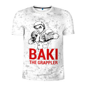 Мужская футболка 3D спортивная с принтом Baki the Grappler / Боец Баки в Белгороде, 100% полиэстер с улучшенными характеристиками | приталенный силуэт, круглая горловина, широкие плечи, сужается к линии бедра | ahegao | anime | baki | fighter | grappler | manga | the | аниме | анимешники | анимешнику | ахегао | баки | боевые | боец | бойцы | доппо | драки | искусства | манга | мульт | мультик | сериал | хамма | юдзиро