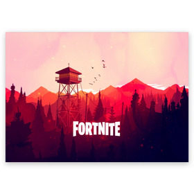 Поздравительная открытка с принтом FORTNITE в Белгороде, 100% бумага | плотность бумаги 280 г/м2, матовая, на обратной стороне линовка и место для марки
 | battle royale | fortnite | fortnite battle royale | futuresynth | game | outrun | retrowave | synth | synthwave | игры | ретровейв | синтвейв | фортнайт