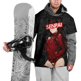 Накидка на куртку 3D с принтом Anime (Senpai 1) в Белгороде, 100% полиэстер |  | Тематика изображения на принте: ahegao | anime | manga | sempai | senpai | аниме | ахегао | манга | семпай | сенпай