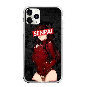 Чехол для iPhone 11 Pro матовый с принтом Anime (Senpai 1) в Белгороде, Силикон |  | ahegao | anime | manga | sempai | senpai | аниме | ахегао | манга | семпай | сенпай