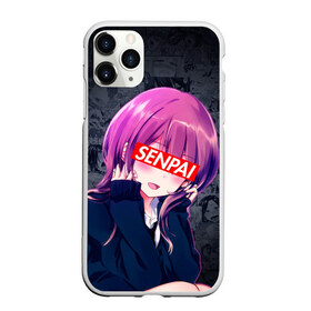 Чехол для iPhone 11 Pro матовый с принтом Anime (Senpai 2) в Белгороде, Силикон |  | ahegao | anime | manga | sempai | senpai | аниме | ахегао | манга | семпай | сенпай