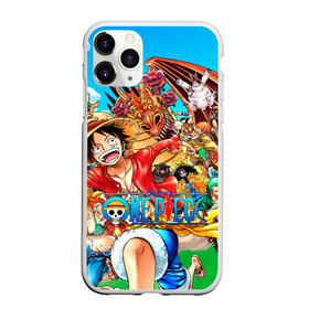 Чехол для iPhone 11 Pro Max матовый с принтом One Piece в Белгороде, Силикон |  | anime | manga | one | one piece | piece | аниме | ван пис | дракон | манга | пират | пираты | фрукты