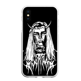 Чехол для iPhone XS Max матовый с принтом Ghostemane devil в Белгороде, Силикон | Область печати: задняя сторона чехла, без боковых панелей | ghostemane | ghostemane mercury | ghostemane nihi | trash gang | гостмейн