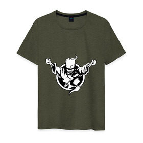 Мужская футболка хлопок с принтом Thunderdome t-shirt в Белгороде, 100% хлопок | прямой крой, круглый вырез горловины, длина до линии бедер, слегка спущенное плечо. | gabber | hardcore | hardcoremusic | thunderdome