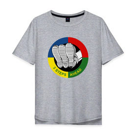 Мужская футболка хлопок Oversize с принтом Gabber в Белгороде, 100% хлопок | свободный крой, круглый ворот, “спинка” длиннее передней части | 