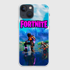 Чехол для iPhone 13 mini с принтом Fortnite повозка в Белгороде,  |  | Тематика изображения на принте: fortnite | game | битва | игра | камуфляж | король | огонь | фортнайн | фортнайт