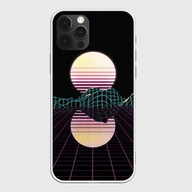 Чехол для iPhone 12 Pro Max с принтом Retro Wave в Белгороде, Силикон |  | Тематика изображения на принте: hipster | neon | retro wave | vaporwave | геометрия | космос | неон | хипстер