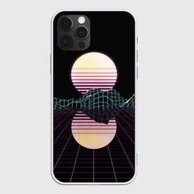 Чехол для iPhone 12 Pro Max с принтом Retro Wave в Белгороде, Силикон |  | hipster | neon | retro wave | vaporwave | геометрия | космос | неон | хипстер