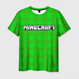 Мужская футболка 3D с принтом Minecraft (Стиль рубашки) в Белгороде, 100% полиэфир | прямой крой, круглый вырез горловины, длина до линии бедер | 