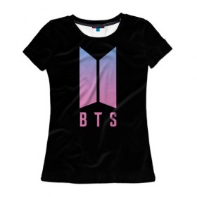 Женская футболка 3D с принтом BTS Jung Kook в Белгороде, 100% полиэфир ( синтетическое хлопкоподобное полотно) | прямой крой, круглый вырез горловины, длина до линии бедер | bts | jung kook | бтс | группа | корейская | музыка | розовый | цветы | черный