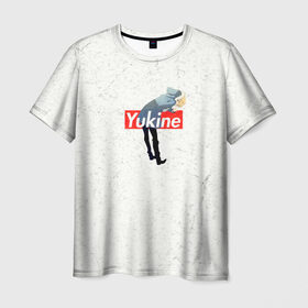 Мужская футболка 3D с принтом Yukine в Белгороде, 100% полиэфир | прямой крой, круглый вырез горловины, длина до линии бедер | delivery god | milkshake kazubisha | noragami | yato | yukine | бездомный бог | бисямон | дайкоку | кадзума | манга | маю | нора | норагами | тэндзин | хиери ики | юкинэ | ято