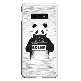 Чехол для Samsung S10E с принтом BAD PANDA в Белгороде, Силикон | Область печати: задняя сторона чехла, без боковых панелей | bad | bear | panda | медведь | панда
